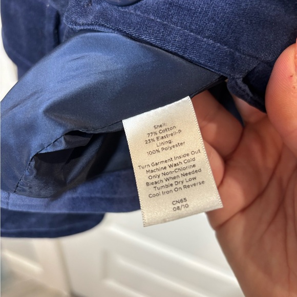 Talbots Blue Velvet Blazer - size 8 - Picture 4 of 5